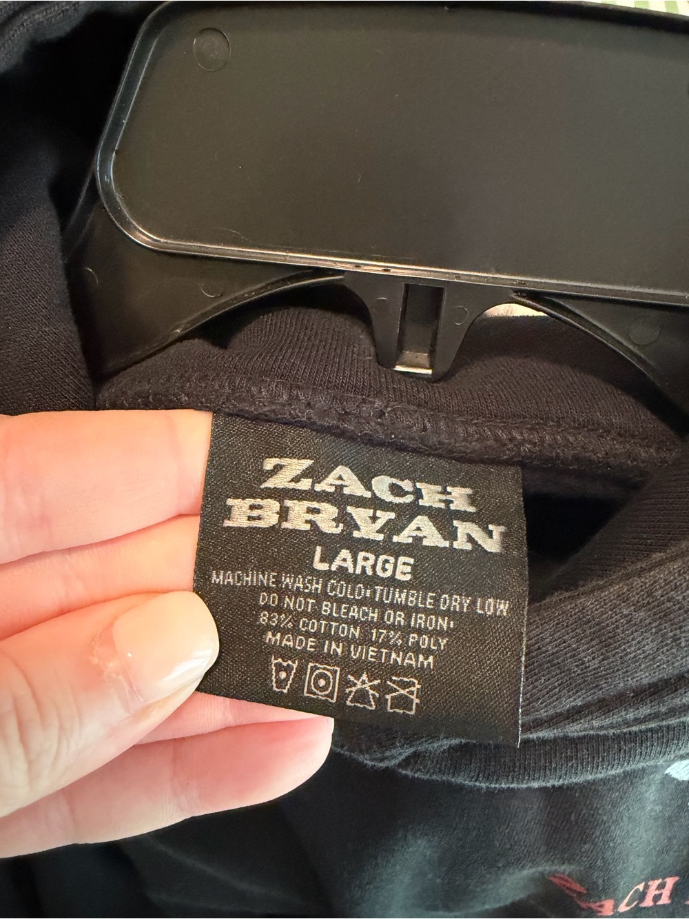 Zach Bryan Black Hoodie - Picture 5 of 5